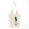 CafePress Beagle Mardi Gras Tote Bag Reusable Natural Beige Canvas