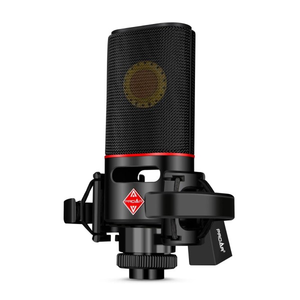 PROAR XLR Microphone Cardioid Condenser Microphone XLR with 25mm Large