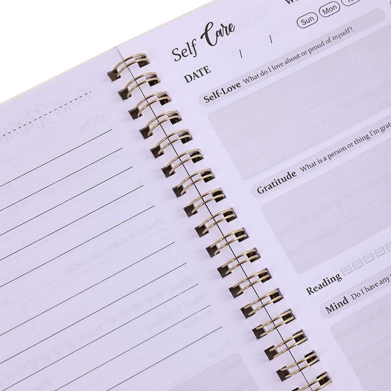 5 Minute Journal, 1 Count Daily Self-care Journal, Daily Record
