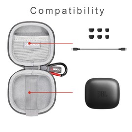 RLSOCO Case for JBL Wave 300TWS / Live Free 2 In-Ear Bluetooth Headphones