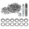 HARFINGTON 100pcs Grommet Tool Kit 12mm Copper Grommet Eyelet Set