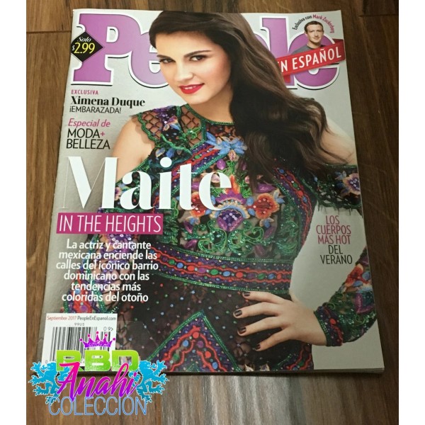 People Magazine en Espanol Spanish September 2017 Maite Perroni RBD
