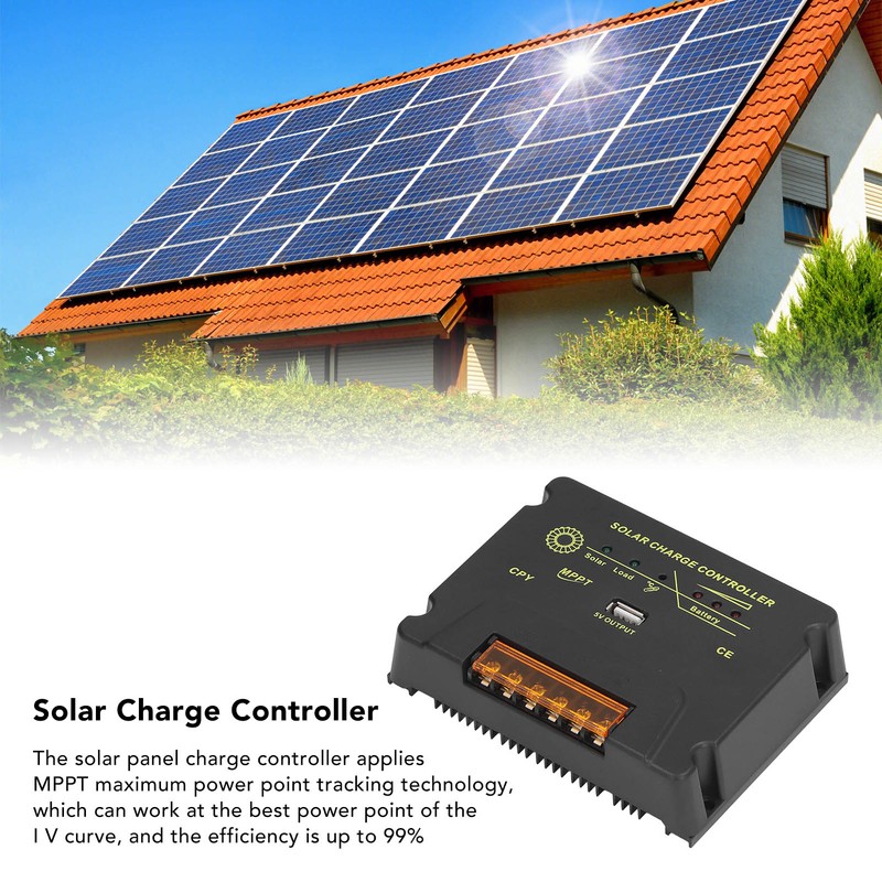 Solar Charge Controller MPPT Photovoltaic Power Generation 12V 24V 20A