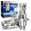 Suparee H4 LED Headlight, Triple Lighting, 2 Cooling Fans, 12V