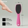 F3 Systems, Wide Emery Foot File(Hot Pink), Double-Sided Pedicure Tool,