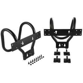 SCITOO - 2 Pack 7 Motorcycle Wheel Chock Steel for E-Track/X-Track System - Black