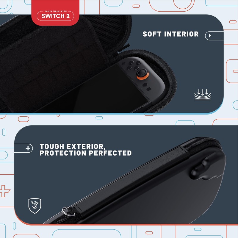 STEALTH Switch 2 Travel Case Compatible with Switch, OLED, Lite,