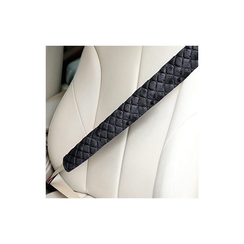 Tatuo 4 Pack Extra Long Seat Belt Cover for Comfort