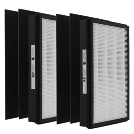 Skydiras A2 True HEPA Replacement Filter, Compatible with Filtrete A2 Air Purifier FAP-C02-A2, FAP-C03-A2, FAP-T03-A2, FAP-SC02L, Part # 1150101, 2-Pack