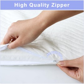 Baby Bassinet Mattress Pad Compatible with Lotus Travel Crib and Baby Bjorn Travel Crib, Waterproof Replacement Pad with Removable & Washable Mattress Cover