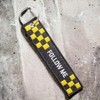 DonJordi Follow Me Fabric Keyring with Embroidery for Pilots, Bikers