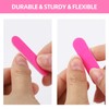100 Pcs Double Sided Mini Nail Files,180/240 Grit Portable Emery