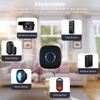 Wireless Doorbell Kit with 1300FT Range, IP55 Waterproof & 5