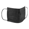 Non-Medical Disposable Face Masks, 3-Ply, Black, 50-Pack