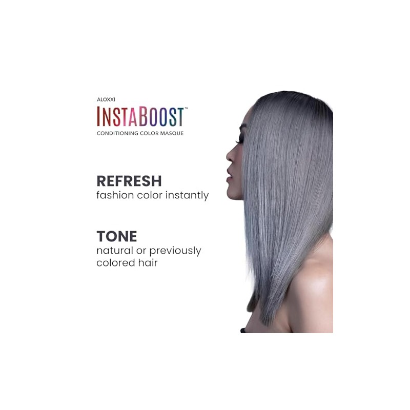 ALOXXI Instaboost Conditioning Color Masque, Silver Fox, 6.8 Fl Oz
