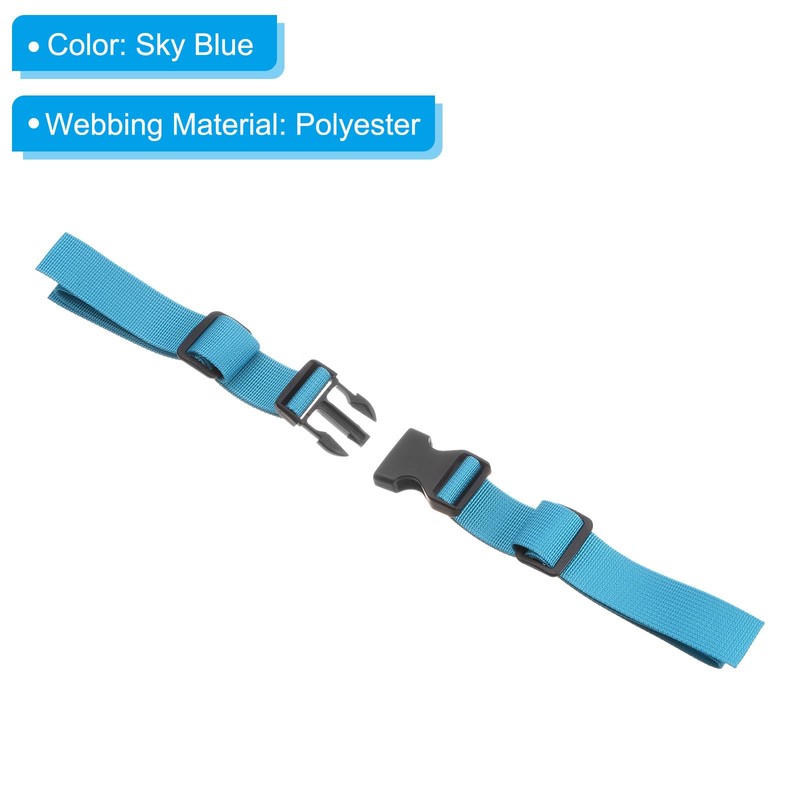 PATIKIL Backpack Belt Strap, Polyester Webbing Adjustable Replacement Waist Strap