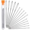 Hekisn Large Eye Sewing Needles, Sewing Needles, Stainless Steel Embroidery