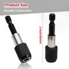 Opfiue 6 Pcs Magnetic Drill Bit Holder,2 Inch Length 1/4