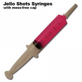 100 Premium Jello Shot Syringes Injectors with Adjustable Fill Markers 0-2 Ounces