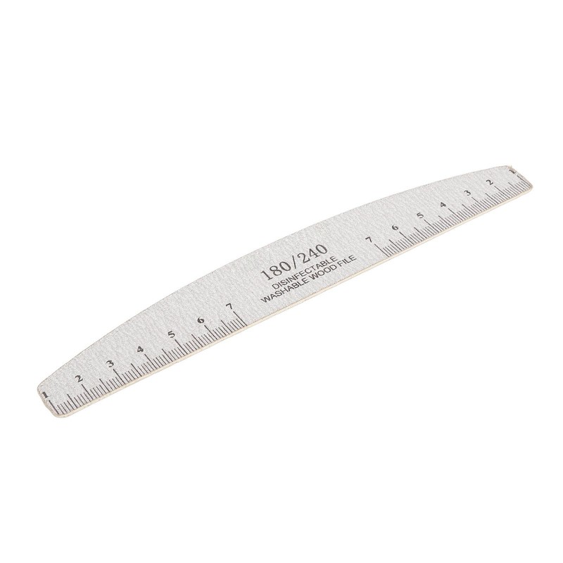 50Pcs Nail Files 180 240 Grit Multifunctional Washable Nail Art