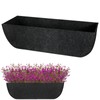 1-Pack 36in Planter Liners - Breathable Felt Hanging Basket and