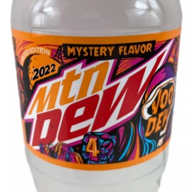 Mountain Dew Voo Dew 4 Mystery Flavor, 20 ounce Bottle, Expiration 12-05-22