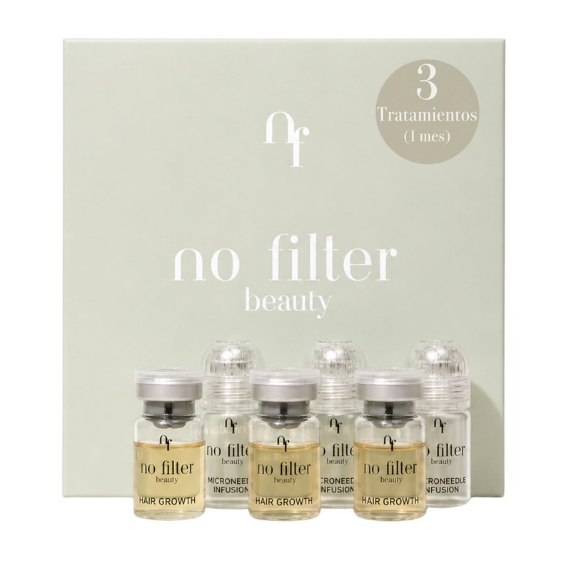 No Filter Beauty Kit de Microinfusión Capilar Hair Growth para