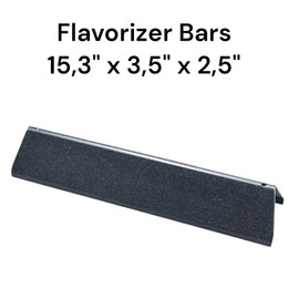 SWDW Flavorizer Bars 15.3" x 3.5" x 2.5", 3 Pack Enameled Steel Grill Burner Covers, Grill Plate Replacement for Weber Spirit/Spirit II 200 Series E210 S210 E220 S220 Gas Grill Parts
