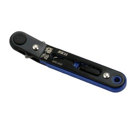 SK11 SRD-242 Ultra Fine Ratchet Screwdriver, 60 Bent Ups, Compatible with 3 Sizes (Retractable Bits), Top Class 60 Gear for Smooth Operation