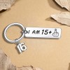 Waeceip 16th Birthday Keyring Happy Birthday Gifts for Girls Boys