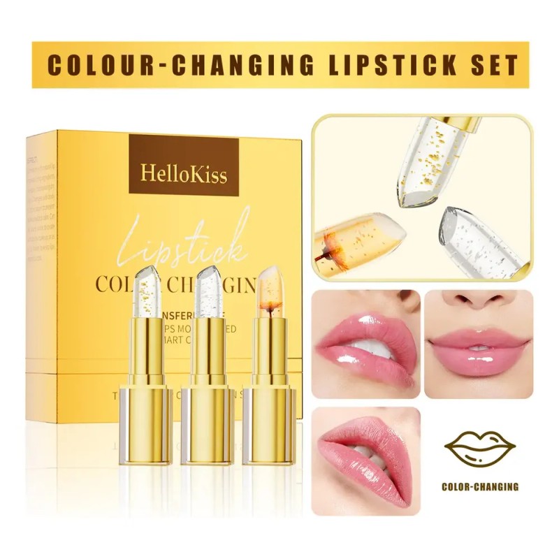 3*labial Temperatura Cambiante, Hidratante Y Larga Duración