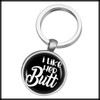White Fang AZ375 Keychain, Couple, Humor Message, Gift, Stylish, Men's,