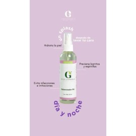 Tónico Balanceador Ph Con Agua De Rosas Para Rostro