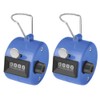 TOPTIE 2PCS Hand Tally Counters, 4 Digital ABS Click Counter