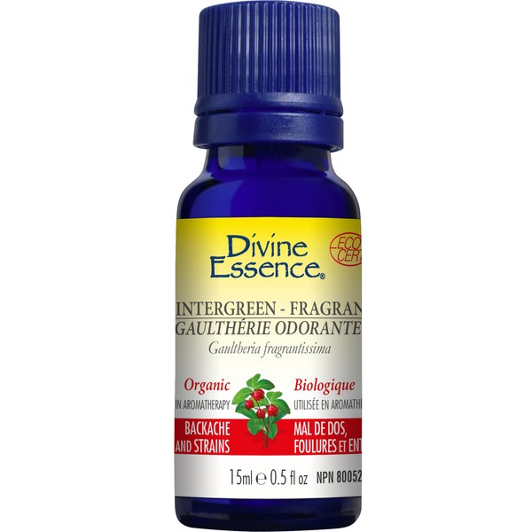 Divine Essence Fragrant Wintergreen Fragrant Essential Oil 15 mL