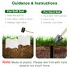 20 Pcs Garden Edging Borders, 10.5ft Plastic Landscape Borders, 5.3