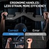 MOST GRIP LAT Pull Down Bar with 6 Ergonomic Handles,