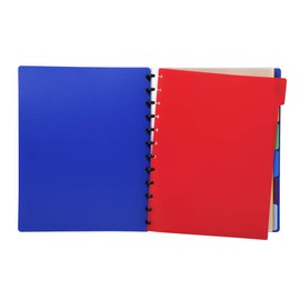 Exacompta 86002E Register Dividers 6 Pieces with Tabs for Ring Display Folders DIN A4 Plastic Document Cover Transparent Cover Ring Binder Spiral Binder