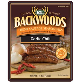 LEM Products 9143 Backwoods Garlic Chili Pepper Seasoning (25 Lb)