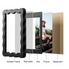 THKRLOF 4x6 Picture Frame with Mat for 3.5x5, Wavy Edge