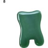 Sluswallow 1Pc Green Guasha Board Multiple Shapes Body Massage Synthetic