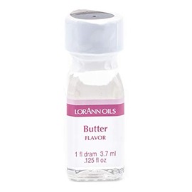 LorAnn Súper Fuerza Mantequilla Ron Sabor, 1 dram (0.0125 fl oz – 3.7 ml)