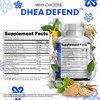 DHEA 200mg Supplement Pregnenolone 100mg for Men & Women with