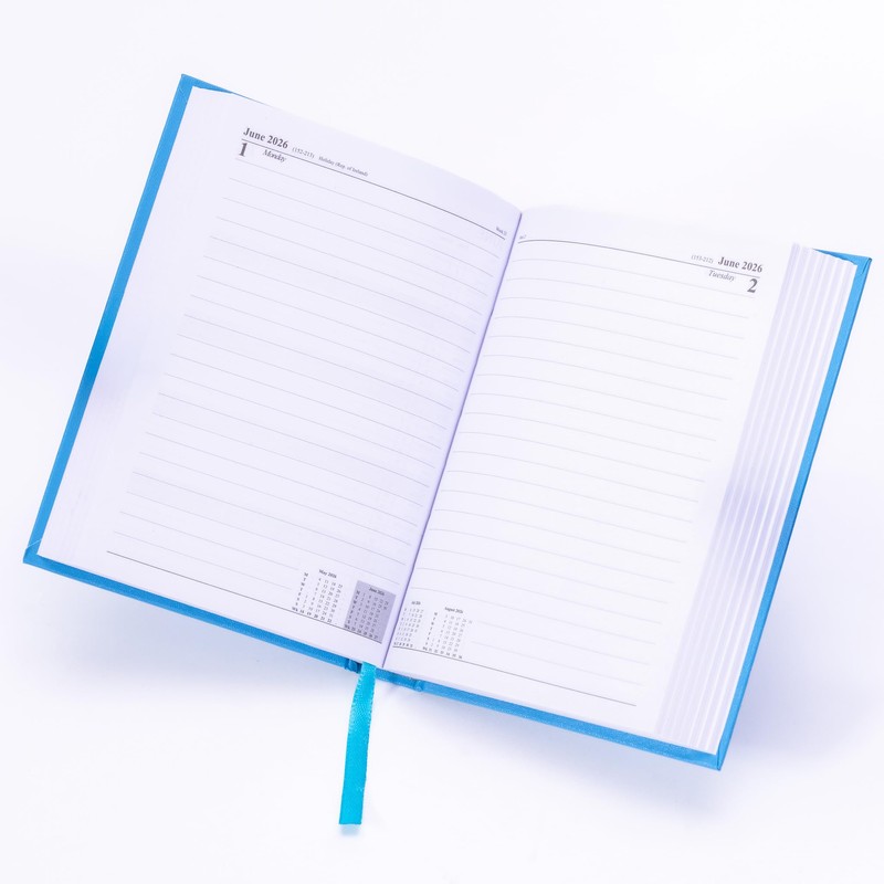 evelay A6 Diary 2026 Day Per Page Full Year Hardback