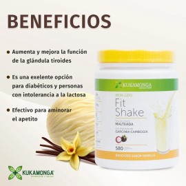 Bajar De Peso, Non Lipo Fit Shake - 580 G Sabor Vainilla