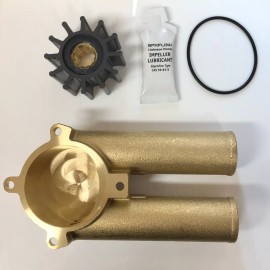 Fits Volvo Penta Volvo Penta Raw Water Sea Pump Impeller Housing 3858115 All Brass with impeller