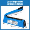 Selladora de Bolsas por Impulso Yuguo Home 20 cm para