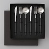 Cutipol GOA Black Silver Dinner Set, 6 Pieces