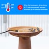 500W Bird Bath Heater, Cast Aluminum Deicer, Storage Tank Heater,