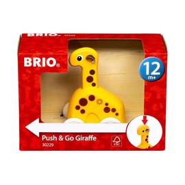 BRIO 30229 Push & Go Giraffe | The Perfect Playmate for Your Toddler